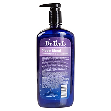 Dr. Teal&#39;s&reg; 24 oz. Body Wash with Pure Epsom Salt Sleep Bath with Melatonin. View a larger version of this product image.
