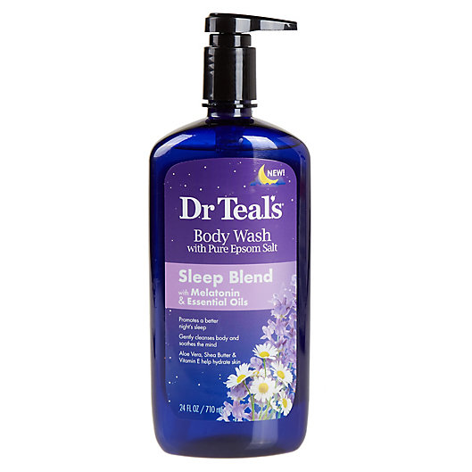 Alternate image 1 for Dr. Teal's® 24 oz. Body Wash with Pure Epsom Salt Sleep Bath with Melatonin