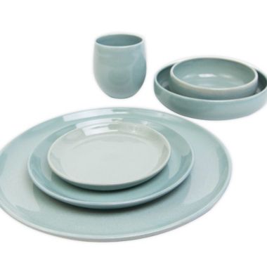 Carthage.Co La Marsa Dinnerware Collection in Pale Jade. View a larger version of this product image.