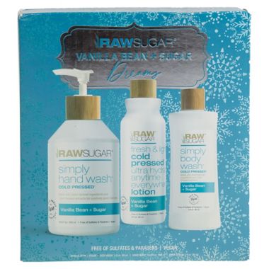 Raw Sugar&reg; 3-Piece Vanilla Bean and Sugar Dreams Gift Set. View a larger version of this product image.