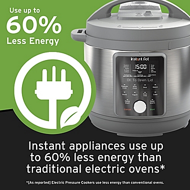 Instant Pot&reg; Duo&trade; Plus 6 qt. Whisper Pressure Cooker in Stainless Steel. View a larger version of this product image.