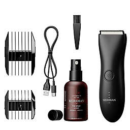 Meridian Complete Package 6-Piece Body Trimmer Set in Black