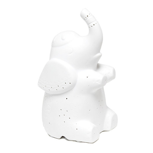 Alternate image 1 for Porcelain Elephant Table Lamp in White