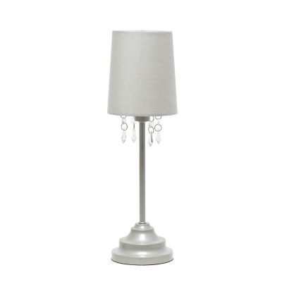 crystal beaded table lamp