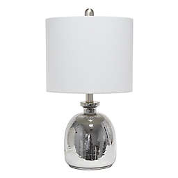 Mercury Table Lamp with Linen Shade