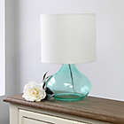 Alternate image 2 for Glass Raindrop Table Lamp with Shade