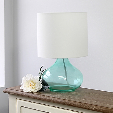 Glass Raindrop Table Lamp with Shade. View a larger version of this product image.