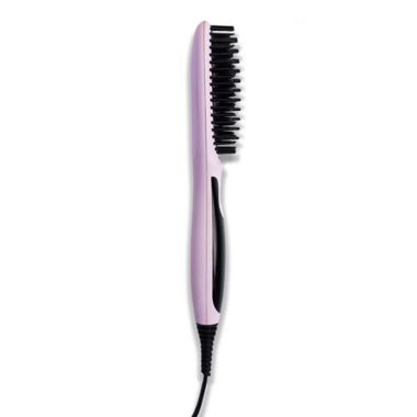 Eva NYC Thermal Straightening Brush in Lavender. View a larger version of this product image.