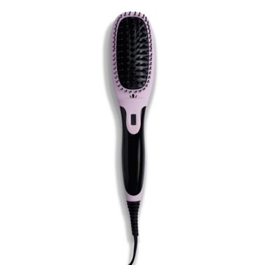 Eva NYC Thermal Straightening Brush in Lavender. View a larger version of this product image.