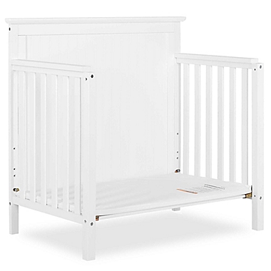 Dream On Me Ava 4-in-1 Convertible Mini Crib in White. View a larger version of this product image.