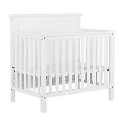 Dream On Me Ava 4-in-1 Convertible Mini Crib in White