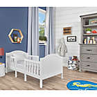 Alternate image 1 for Dream On Me Portland 3-in-1 Convertible Toddler Bed in White