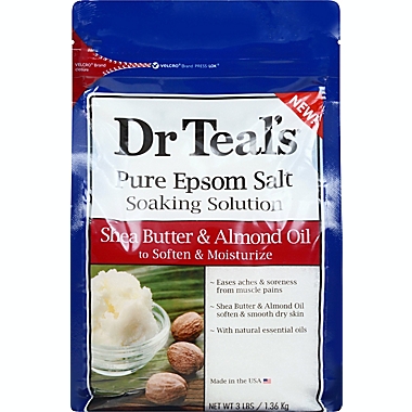 Dr. Teal&#39;s&reg; 48 oz. Shea Butter &amp; Almond Oil Pure Epsom Salt. View a larger version of this product image.