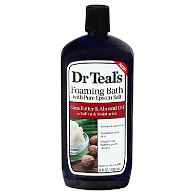 Dr. Teal&#39;s&reg; 34 oz. Shea Butter &amp; Almond Oil Foaming Bath with Pure Epsom Salt. View a larger version of this product image.
