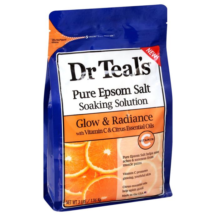 Dr. Teal's® 48 oz. Glow & Radiance Pure Epsom Salt Soaking