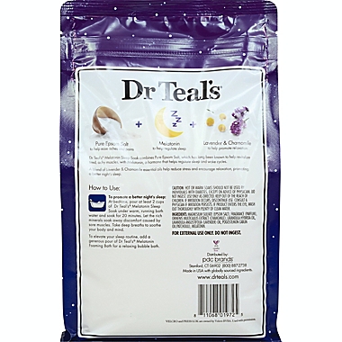 Dr. Teal&#39;s&reg; 48 oz. Melatonin Sleep Soak with Essential Oil. View a larger version of this product image.