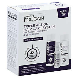Women's Foligain® 3-Piece Triple Action Hair Care System with Trioxidil®