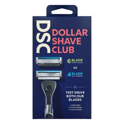 Dollar Shave Club 6 Blade vs 4 Blade Razor Starter Set