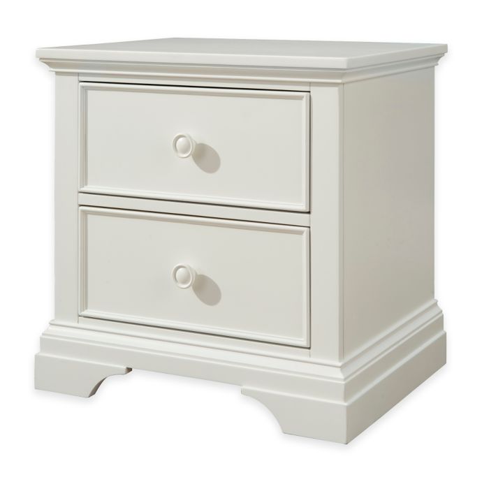 Westwood Design Wyatt 2-Drawer Nightstand in White Bed ...