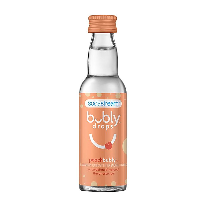 SodaStream Bubly Peach Drops - 1.36 fl oz