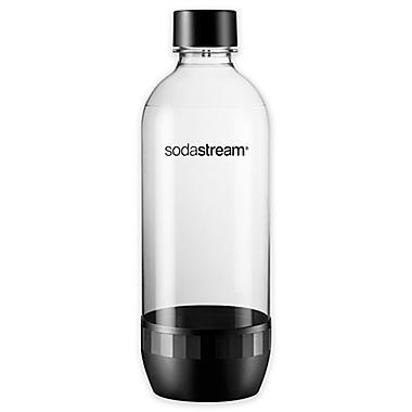Sodastream&reg; 1-Liter Water Bottle in Black. View a larger version of this product image.