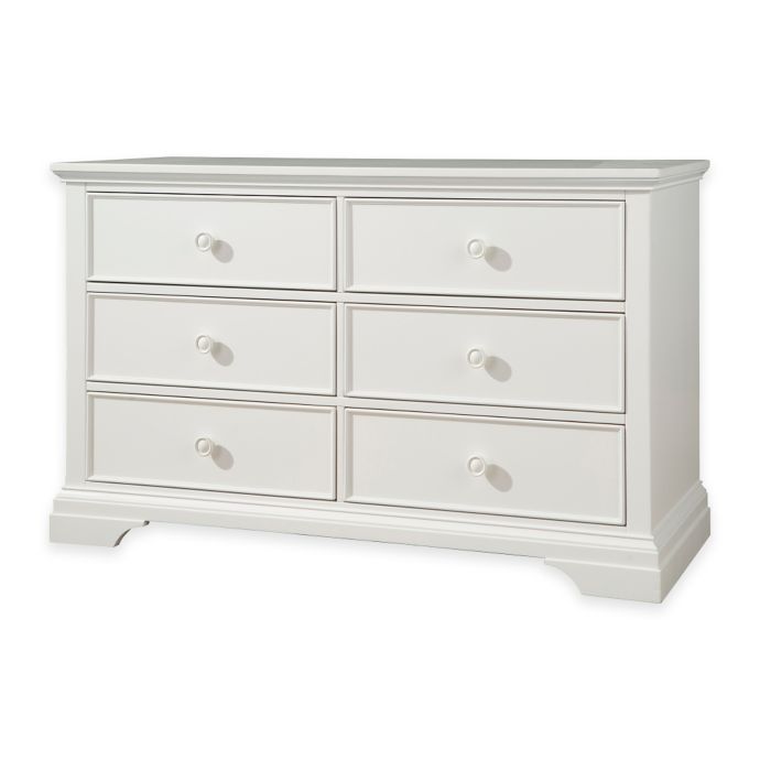 Westwood Design Wyatt 6 Drawer Dresser In White Bed Bath Beyond