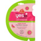 Alternate image 3 for Yes to&trade; Watermelon Refreshing Paper Face Mask