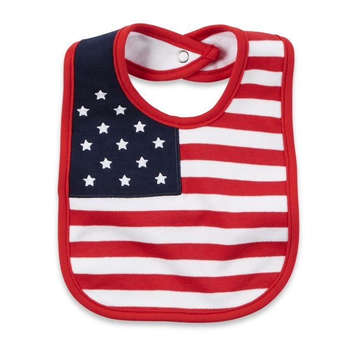 carter's® Flag Bib in Red/White/Blue buybuy BABY