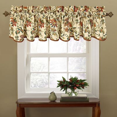 Details about   WAVERLY CLASSICS FOR KIDS  BRIGHT COLORFUL FLOWERS DOUBLE SCALLOPED VALANCE 