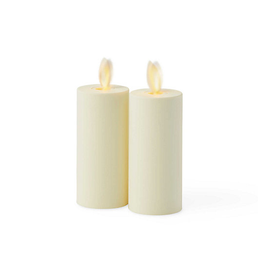 Alternate image 1 for Luminara® Flameless Votive Candles in Ivory(Set of 2)