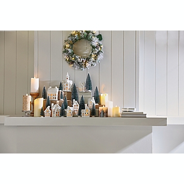 Luminara&reg; Candles Real-Flame Effect 4.5-Inch Pillar Candle in Ivory. View a larger version of this product image.