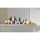 Alternate image 1 for Luminara&reg; Candles Real-Flame Effect 5-Inch Pillar Candle in Ivory