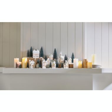 Luminara&reg; Candles Real-Flame Effect 5-Inch Pillar Candle in Ivory. View a larger version of this product image.