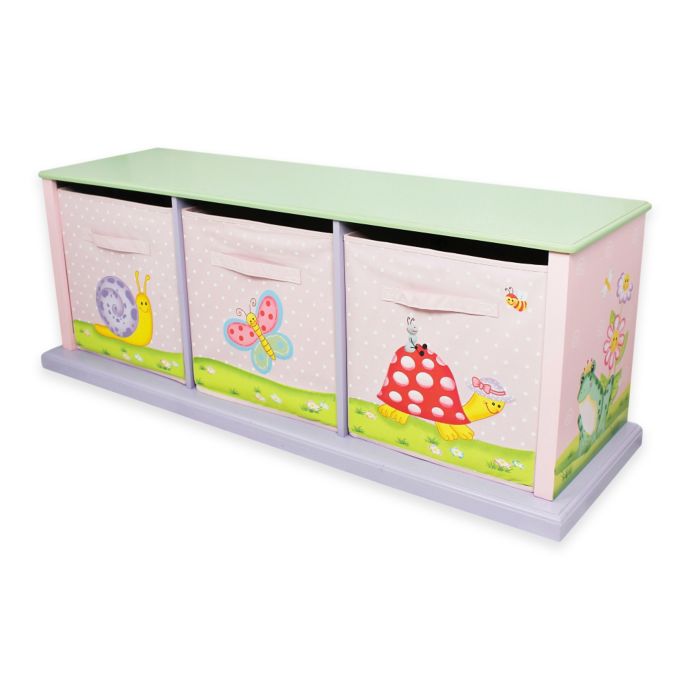 Teamson Fantasy Fields 3 Drawer Cubby In Magic Garden Bed Bath