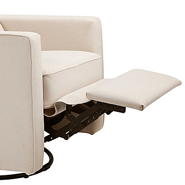 DaVinci Piper All-Purpose Upholstered Glider Recliner in Cream. View a larger version of this product image.