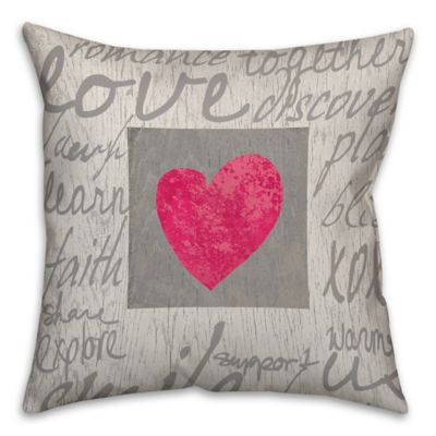 love decorative pillow