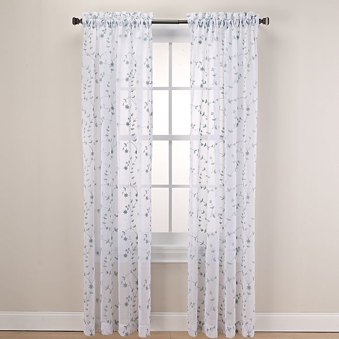 sheer panel curtains bed bath beyond