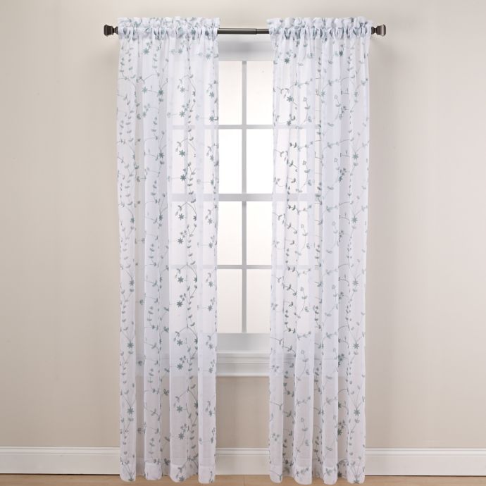 bed bath beyond sheer curtains