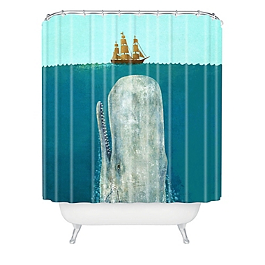 Deny Designs Terry Fan the Whale Shower Curtain. View a larger version of this product image.