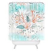 Deny Designs Iveta Abolina Tropical Teal Shower Curtain