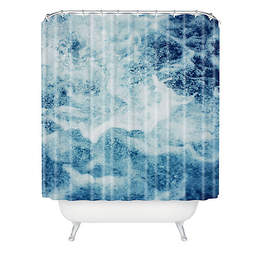 Alternate image 1 for Deny Designs Leah Flores Sea 74-Inch x 71-Inch Shower Curtain