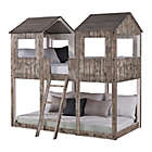 Alternate image 0 for Tower Twin Over Twin Bunk Bed in Rustic Dirty White