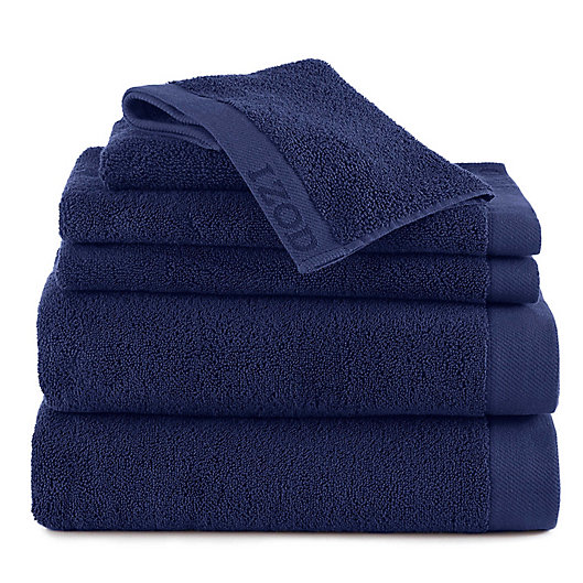 Alternate image 1 for IZOD® Classic Cotton 6-Piece Towel Sets