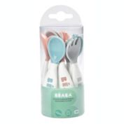 BEABA&reg; 10-Piece Self Feeding Toddler Cutlery in Breeze