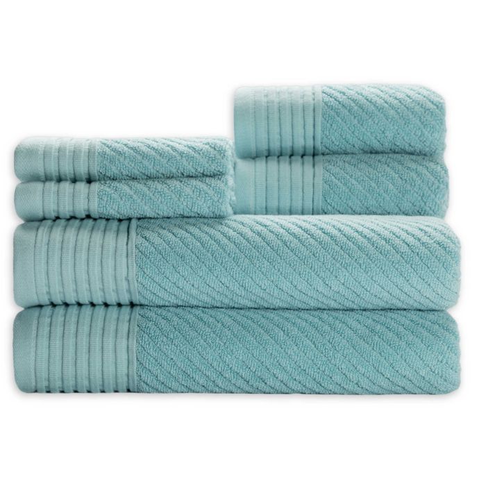 Caro Home Beacon 6-Piece Bath Towel Set | Bed Bath and ...