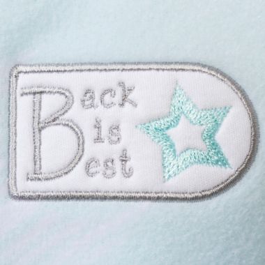 HALO&reg; SleepSack&reg; Newborn Stars Multi-Way Adjustable Fleece Swaddle in Mint. View a larger version of this product image.
