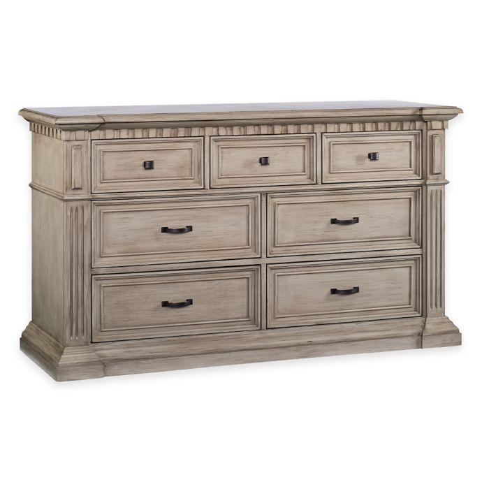 Kingsley 7Drawer Double Dresser in Driftwood buybuy BABY