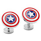 Alternate image 1 for Marvel&reg; Plated Captain America Shield Cufflinks