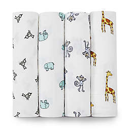 aden + anais® Classic 4-Pack Muslin Swaddles in Jungle Jam