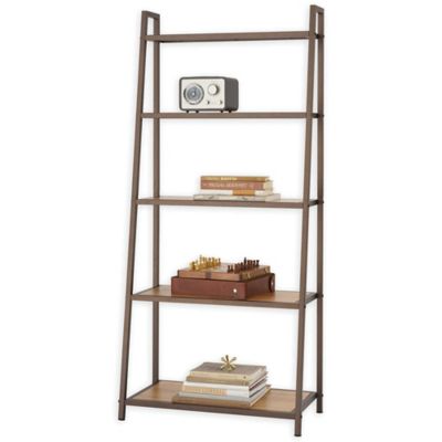 Trinity Leaning Bamboo Rack in Bronze